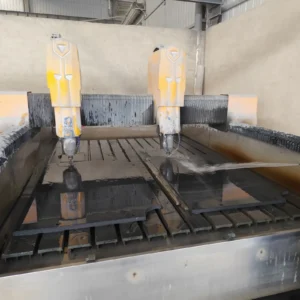 CNC machining process for snooker slate production