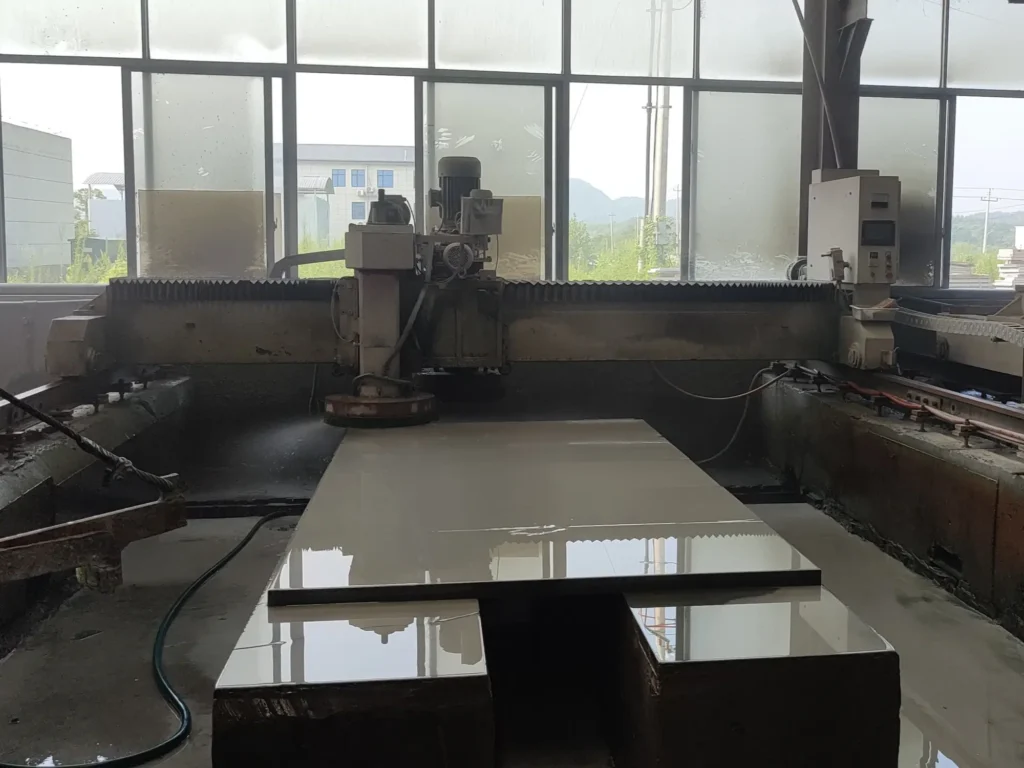 grinding billiard slate for pool table