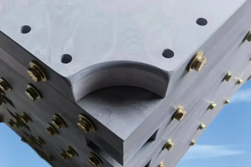 Precision machined pocket opening on tournament snooker slate