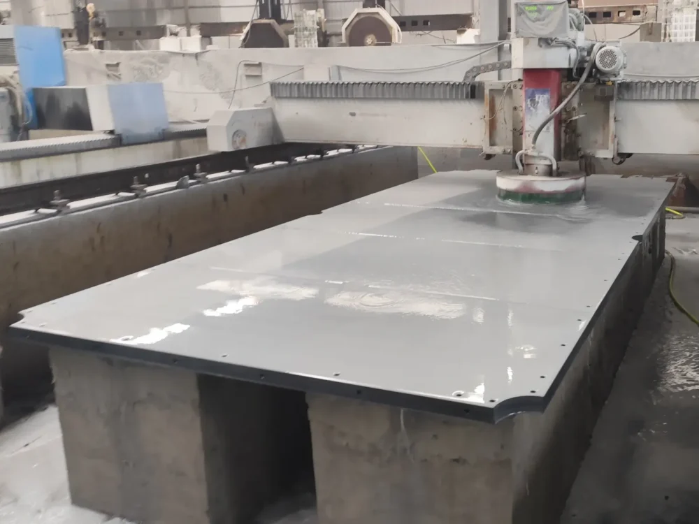 precision surface grinding machine calibrating snooker slate thickness