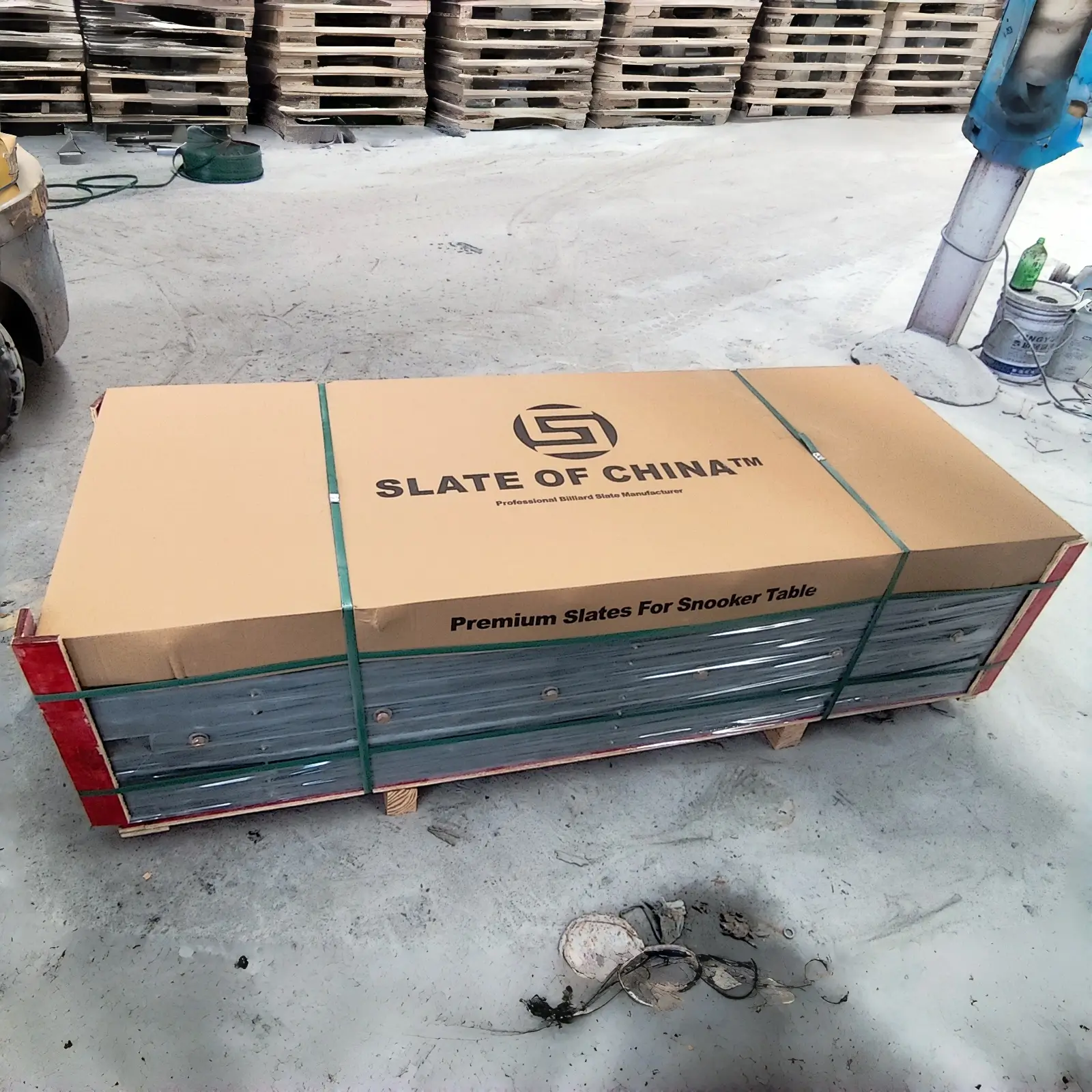 12ft Snooker Slate 8 Export packaging for snooker slate shipment