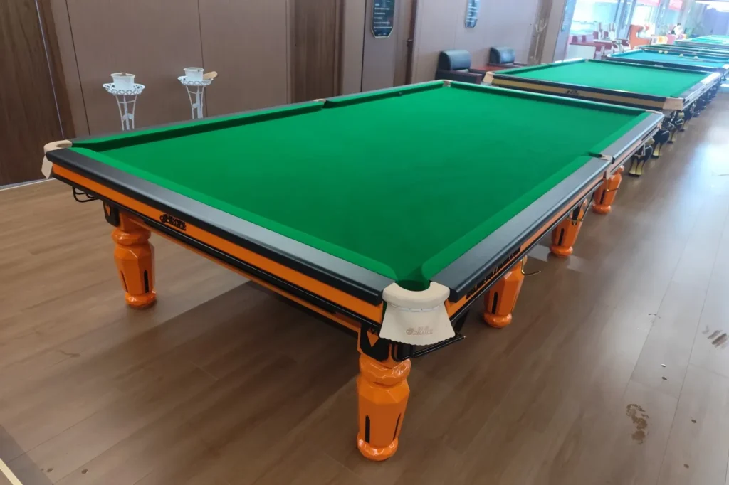 Commercial snooker club using tournament grade slate