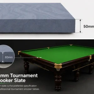 Gallery 7 50mm slate is the preferred specification for professional tournament snooker tables.