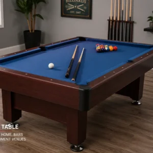 Gallery 24 Compact 7ft pool tables are ideal for homes, bars, and entertainment venues.