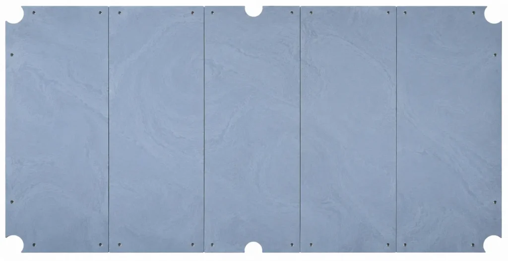 Five-piece slate is designed for full-size tournament snooker tables, providing easier transportation and precise installation.