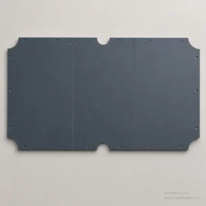 Matched three-piece replacement pool table slate set