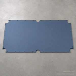One-piece replacement pool table slate with custom pocket openings