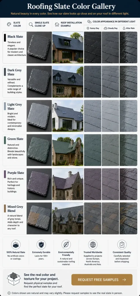 roofing slate colors visual guide mobile