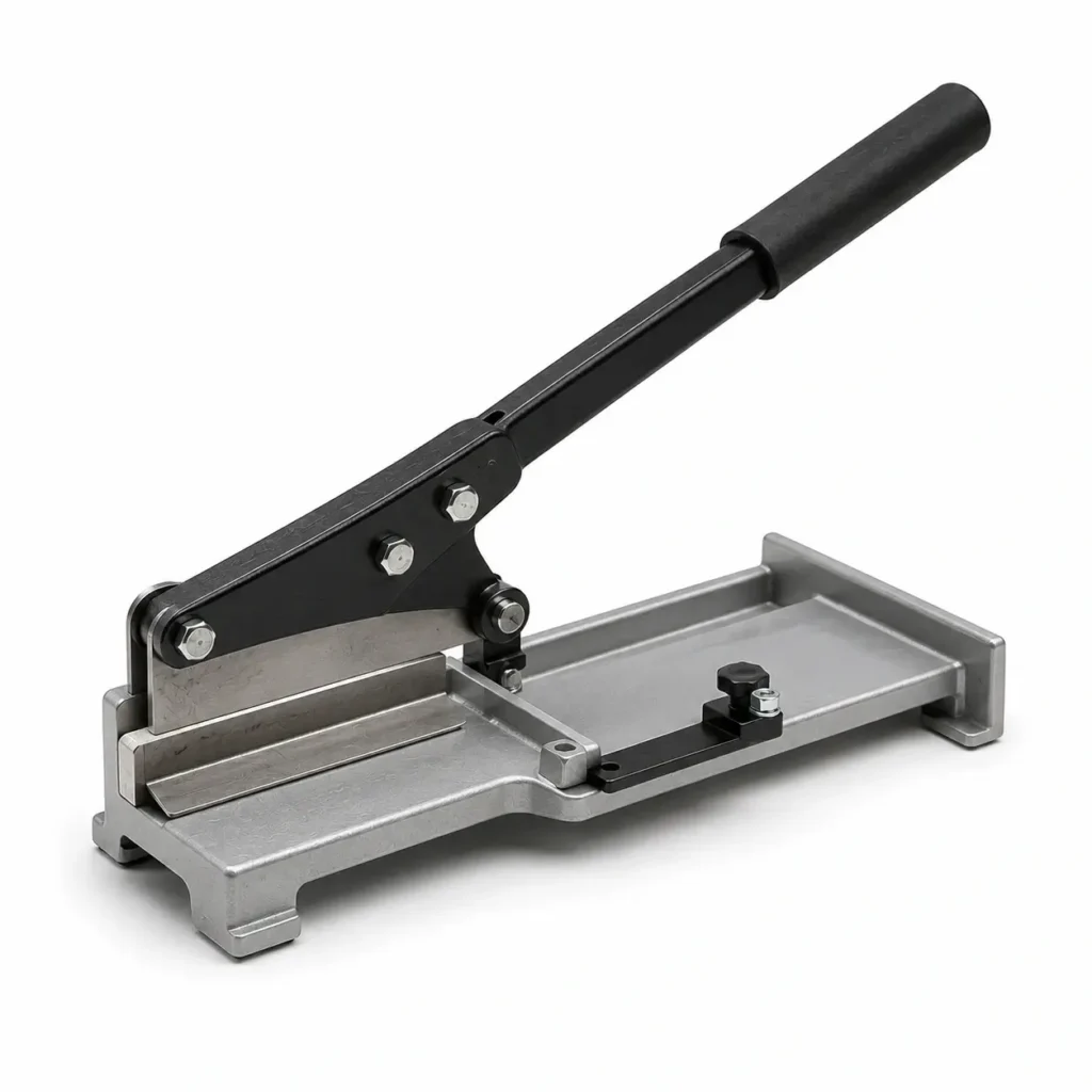 Professional slate cutterused for cutting natural roofingslate accurately.