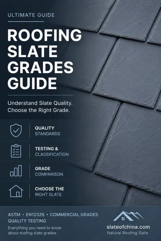 Roofing Slate Grades Guide 2 Roofing Slate Grades Guide – ASTM S1, S2, S3 and EN12326 Natural Roofing Slate Classification