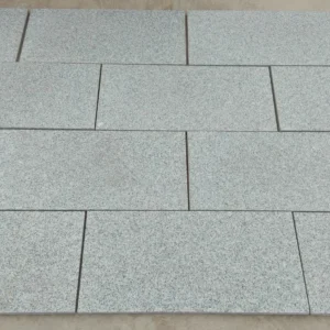 silver grey granite paving garden walkway