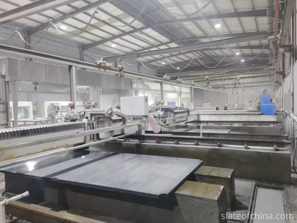 american pool slate factory production floor
