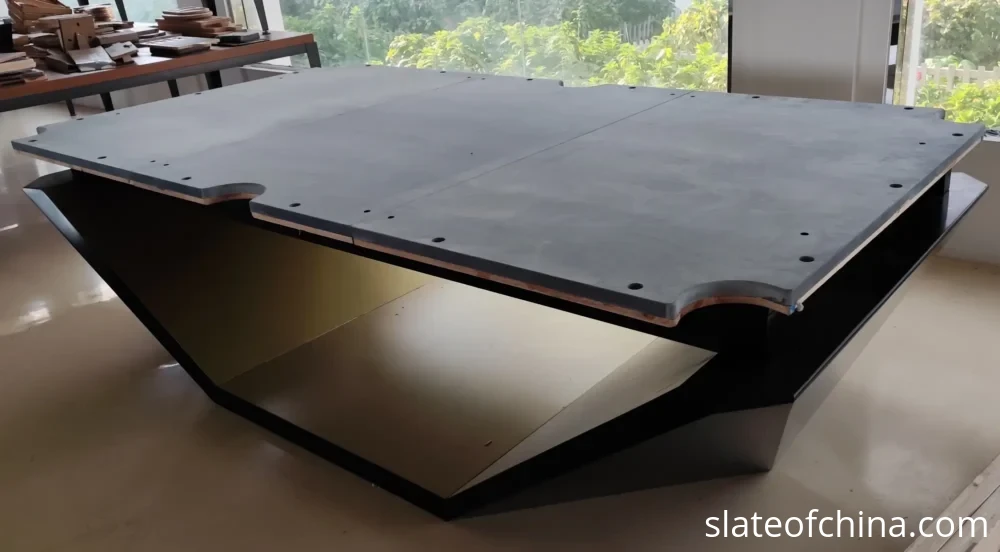american pool slate three piece overhead
