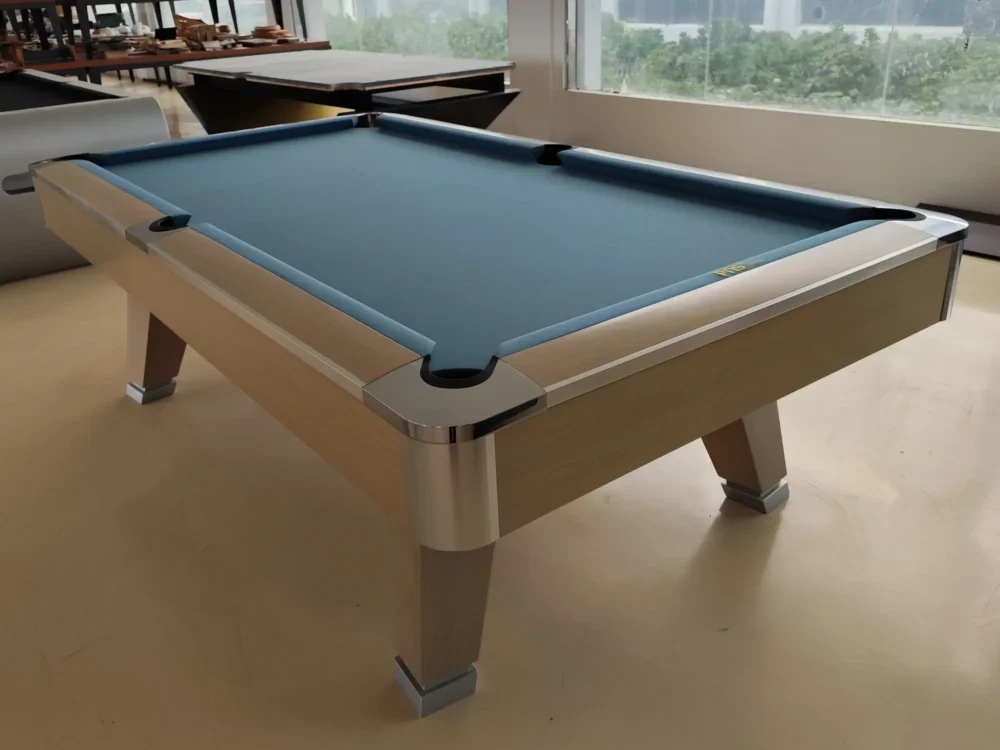 billiard table finished cloth hall