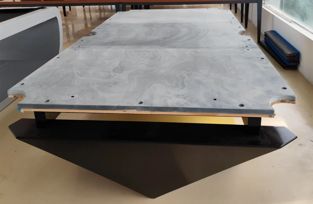 finished slate panel top view holes