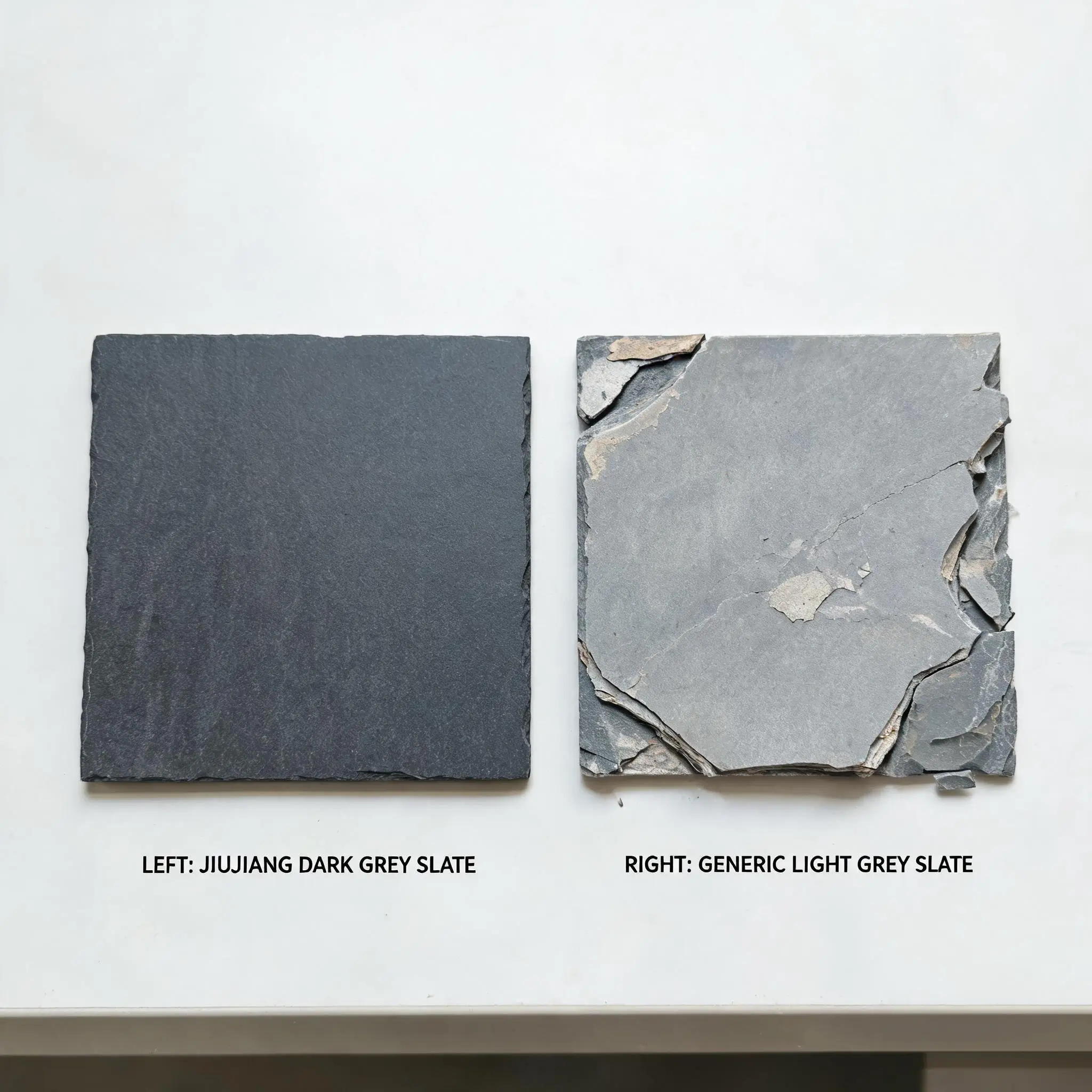 Freeze–Thaw Resistance of Jiujiang Slate 5 Comparison of freeze-thaw resistant slate vs deteriorated slate after cycling