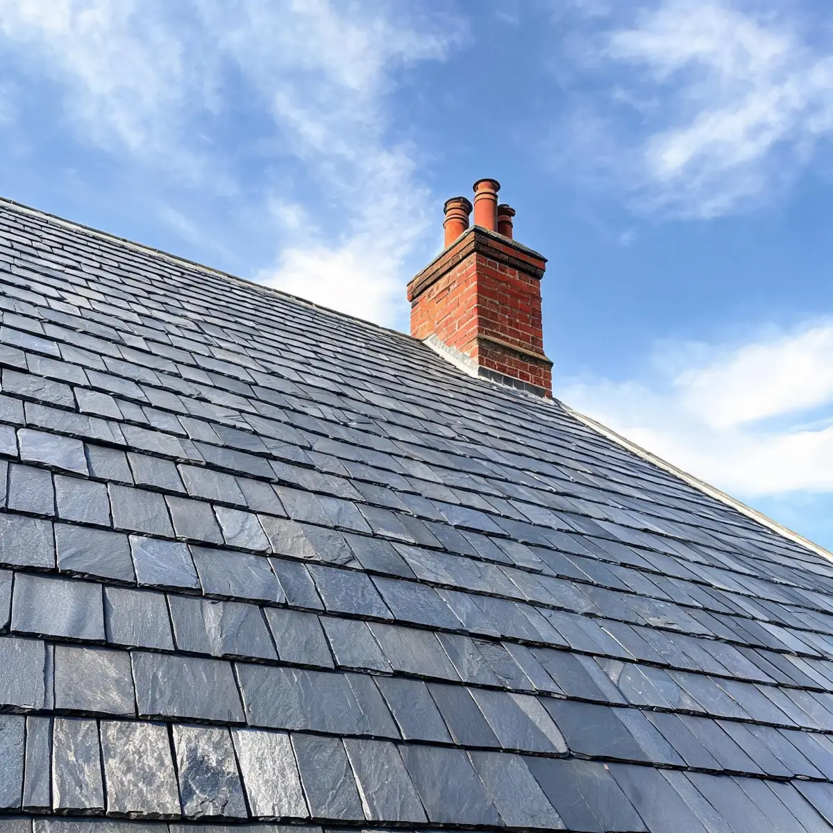Carbon footprint comparison of slate, concrete, clay and metal roofing