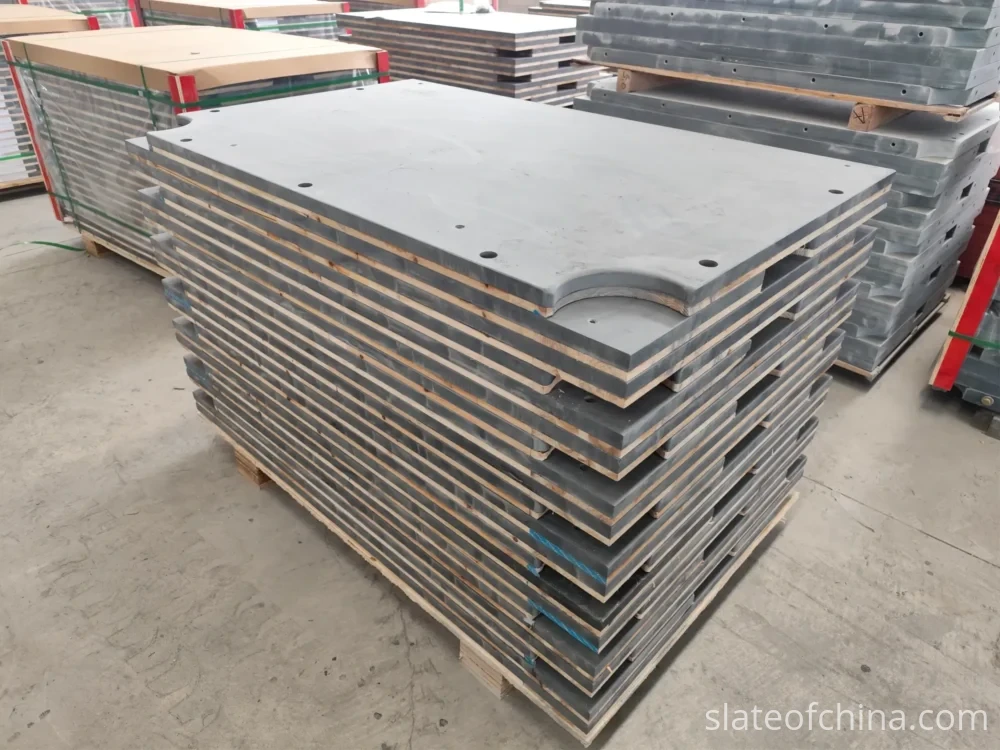 billiard slate thickness blanks stacked edges