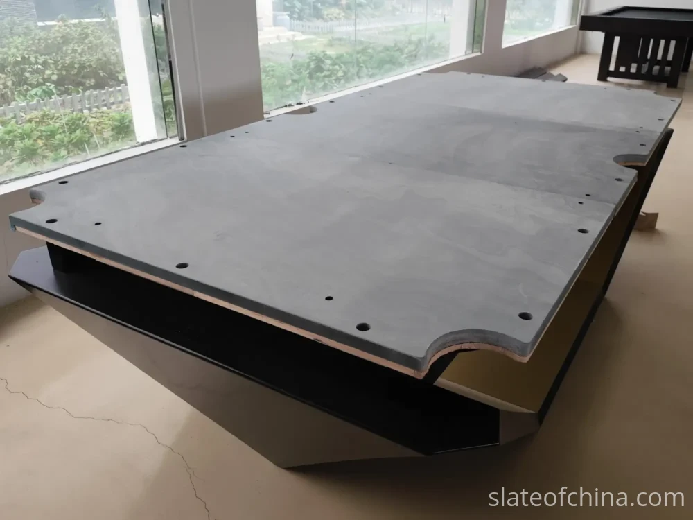 billiard slate three piece joint edges