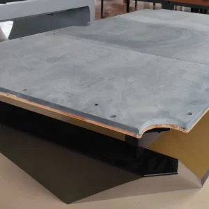 three piece pool table slate bed joints